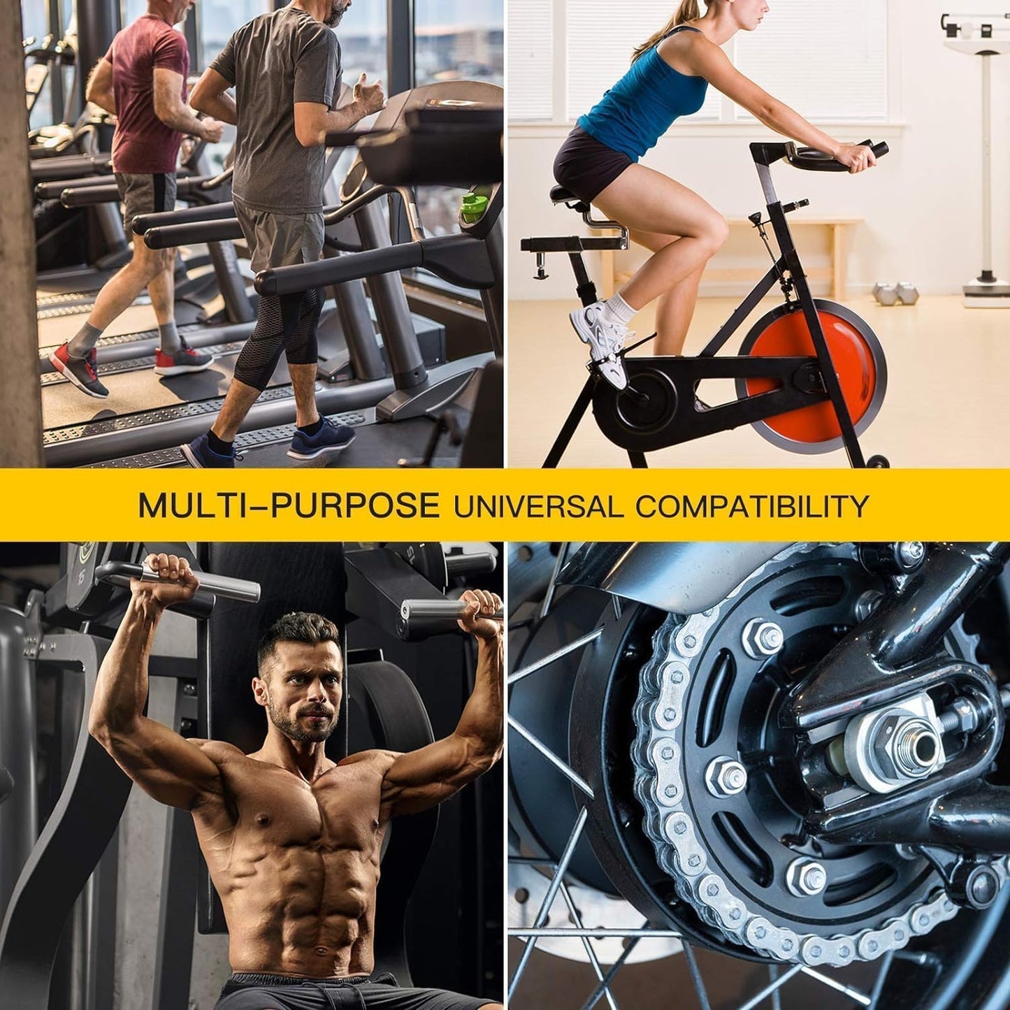 Silicone Treadmill Lubricant - 100% Premium 4 Ounce Oil for Easy Application | Compatible with All Treadmill Types