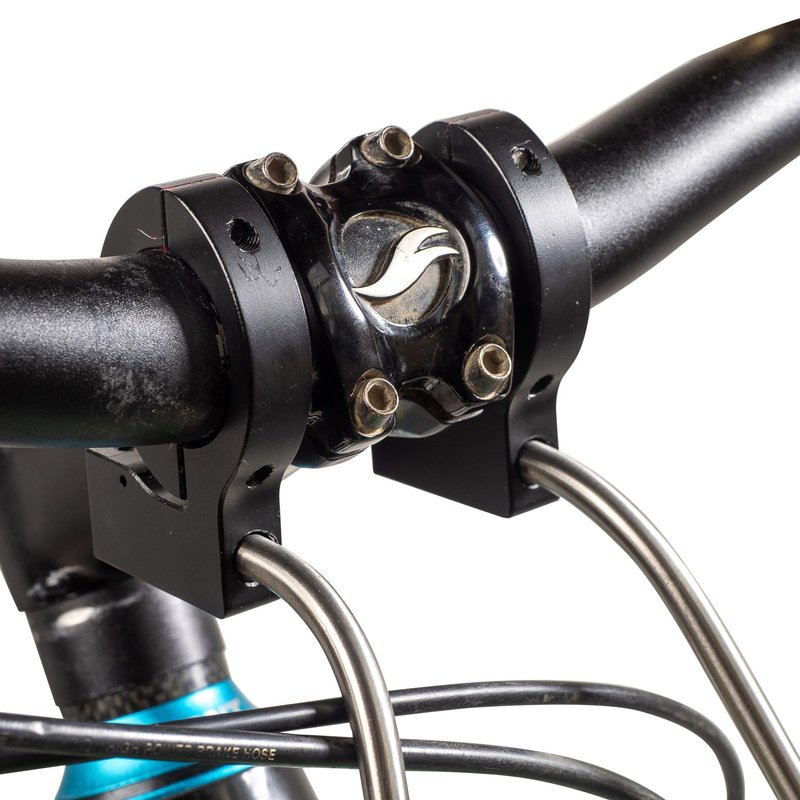 Bagman Bar Rack for Bicycles, Support for Front Panniers and Baskets, High Stability, Easy Installation