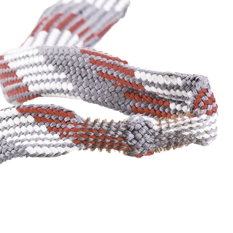 Allen Company BORE-NADO Bore Cleaner, Barrel Cleaning Rope, Gun Snake - for Handguns, Rifles, or Shotguns, Gray/White/Red, 6.5MM/.260 CALIBER (70590)