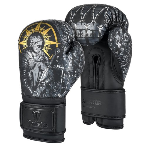 Twisto Boxing Gloves S6 series, Muay Thai Kickboxing Pro Heavy Training, Bag Gloves, Fight Gloves, MMA Gym Fitness, Men Women (Gladiator, 10 oz)