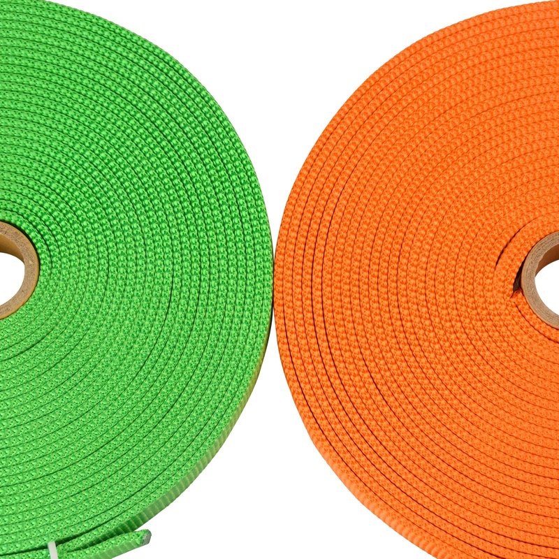 SEPEAK 1 inch Nylon Tubular Webbing, 20kN/4500 lbs, Heavy Duty Climbing Strap for Rescue, Outdoor Climbing, Firefighting, Rigging, Ziplining, Anchoring,Hanging,1pc,Orange,5 Yard
