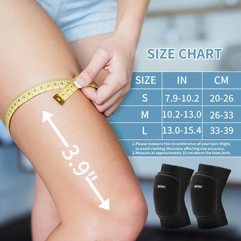 ONTYZZ Kids Knee Sleeve 1 Pair kids Knee Pads Stretchy Child Knee Bandage Support Children Knee Support for Sports Dance Black/S