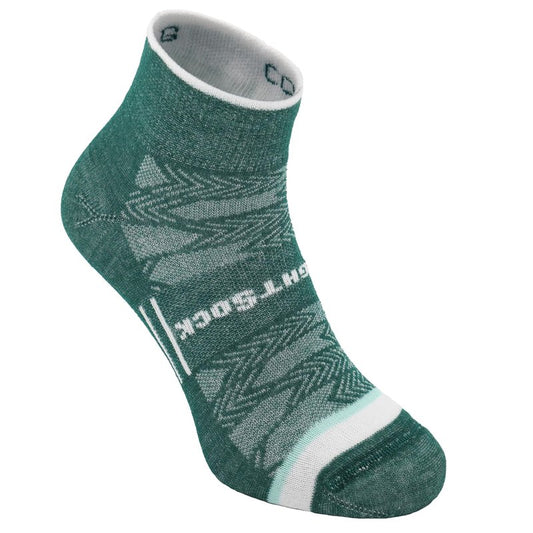 Wrightsock CoolMesh II Quarter Running Socks for Men and Women - Eco-Friendly Anti Blister Socks - American Made