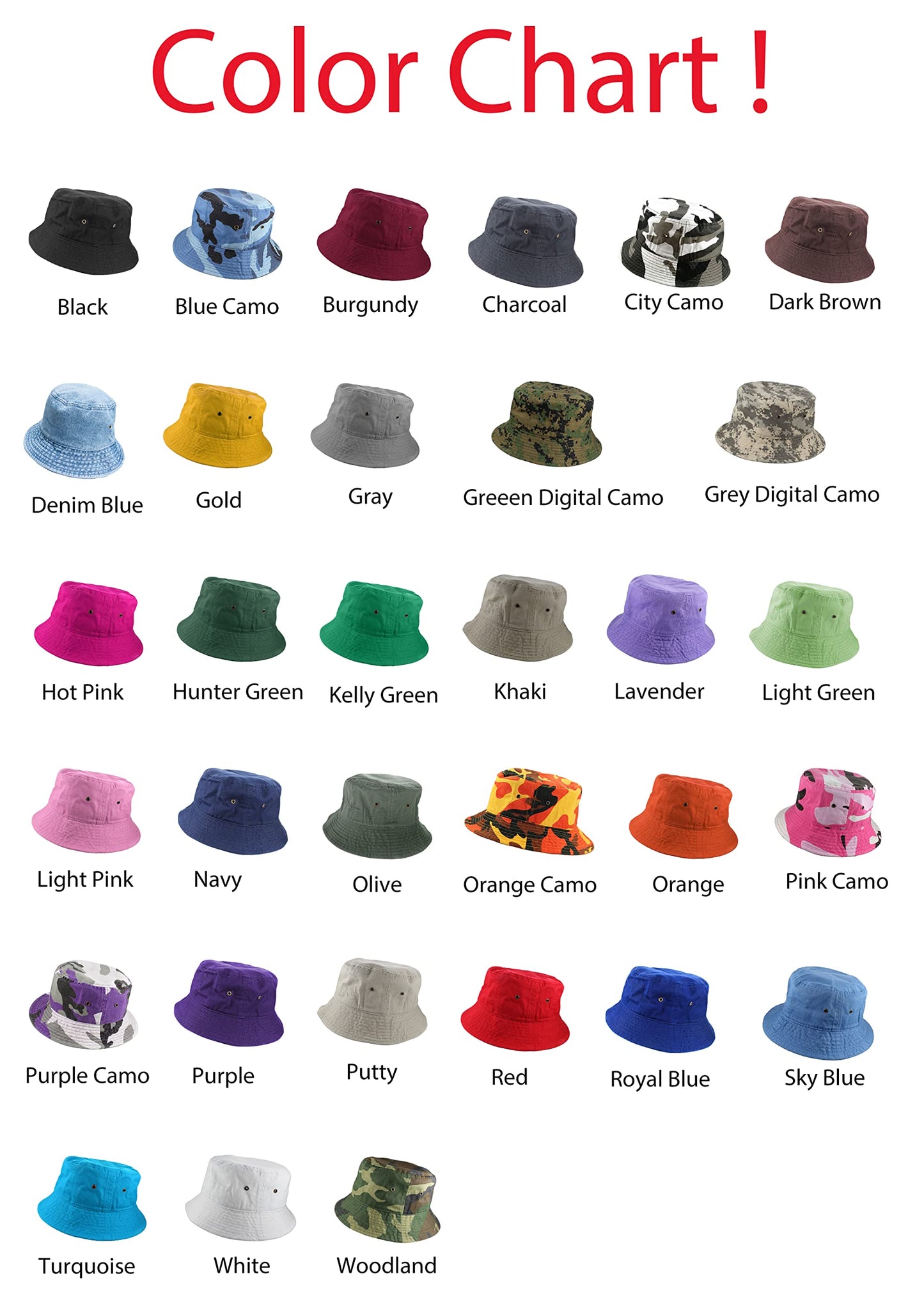 Gelante Solid Color 100% Cotton Bucket Hat for Women and Men Packable Travel Summer Beach Hat 1900-LightGreen-L/XL