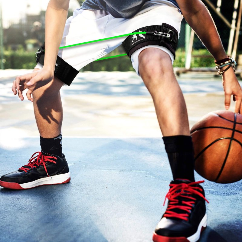 D-Fend Lockdown Lateral Resistance Training Speed Bands - Won't Roll Up - Train for Speed, Toning, Strength