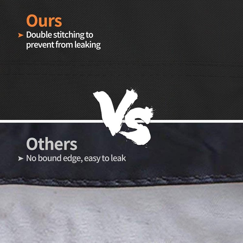 Trailerable Boat Cover - 16'-18.5' Waterproof Heavy Duty for V-Hull, Fishing & Utility Boats | 800D Fabric, 94" Wide