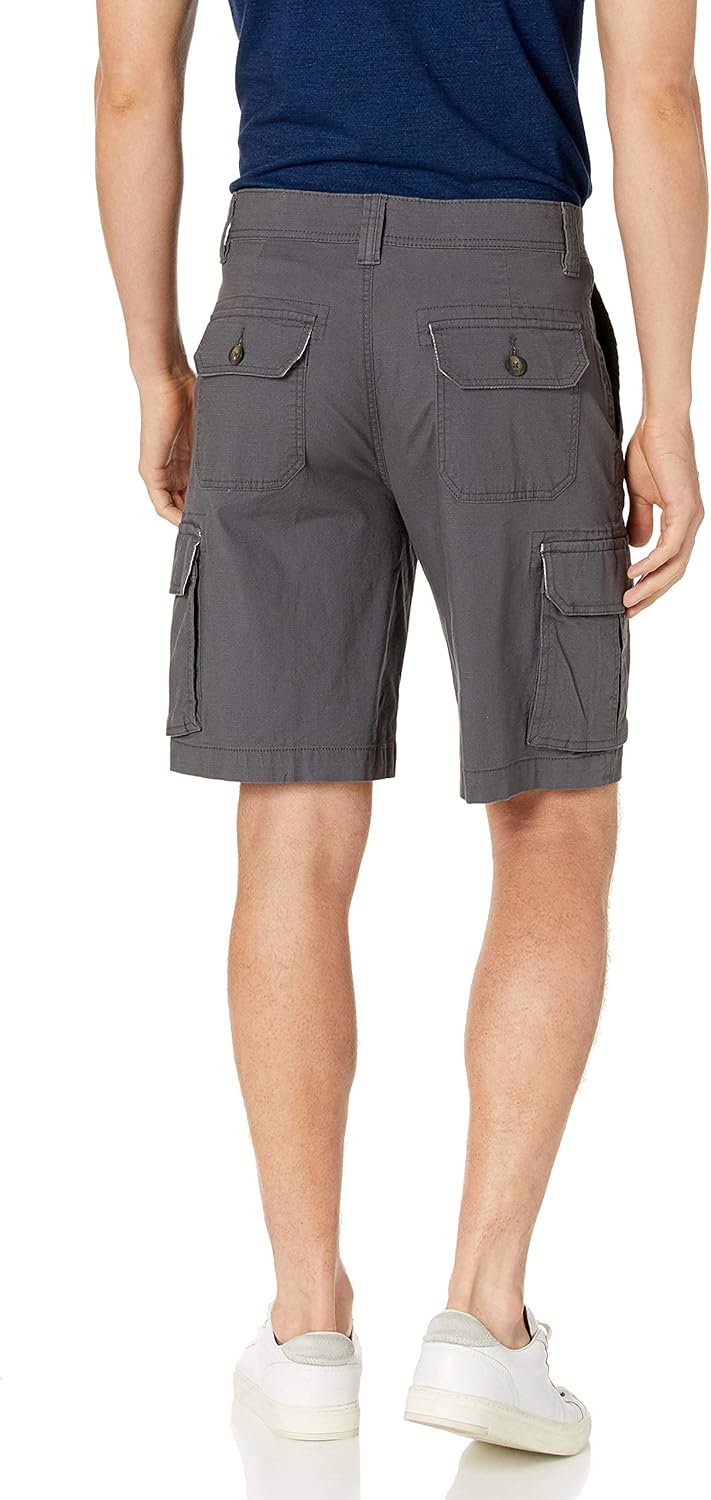 Men's 10" Lightweight Ripstop Cargo Shorts - Multi-Pocket Design for Comfort & Durability