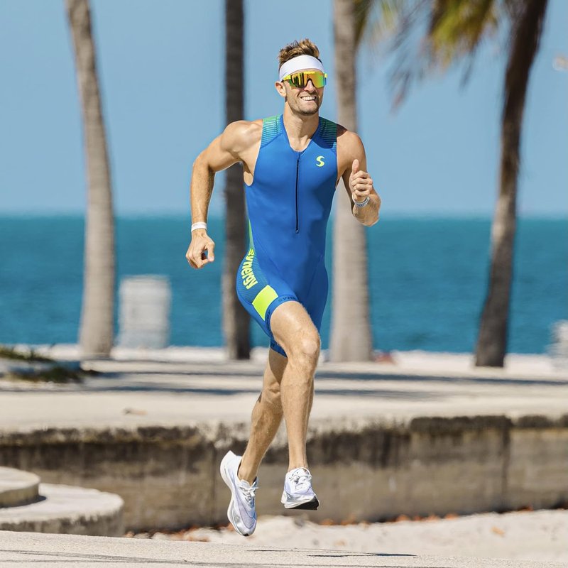 Men's Elite Sleeveless Triathlon Tri Suit - High-Performance Racing Gear | Comfortable Fit