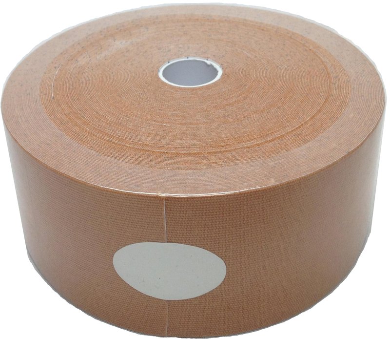 Therapist’s Choice® Extra Wide Kinesiology Tape 3"x105' Bulk Roll (Beige)