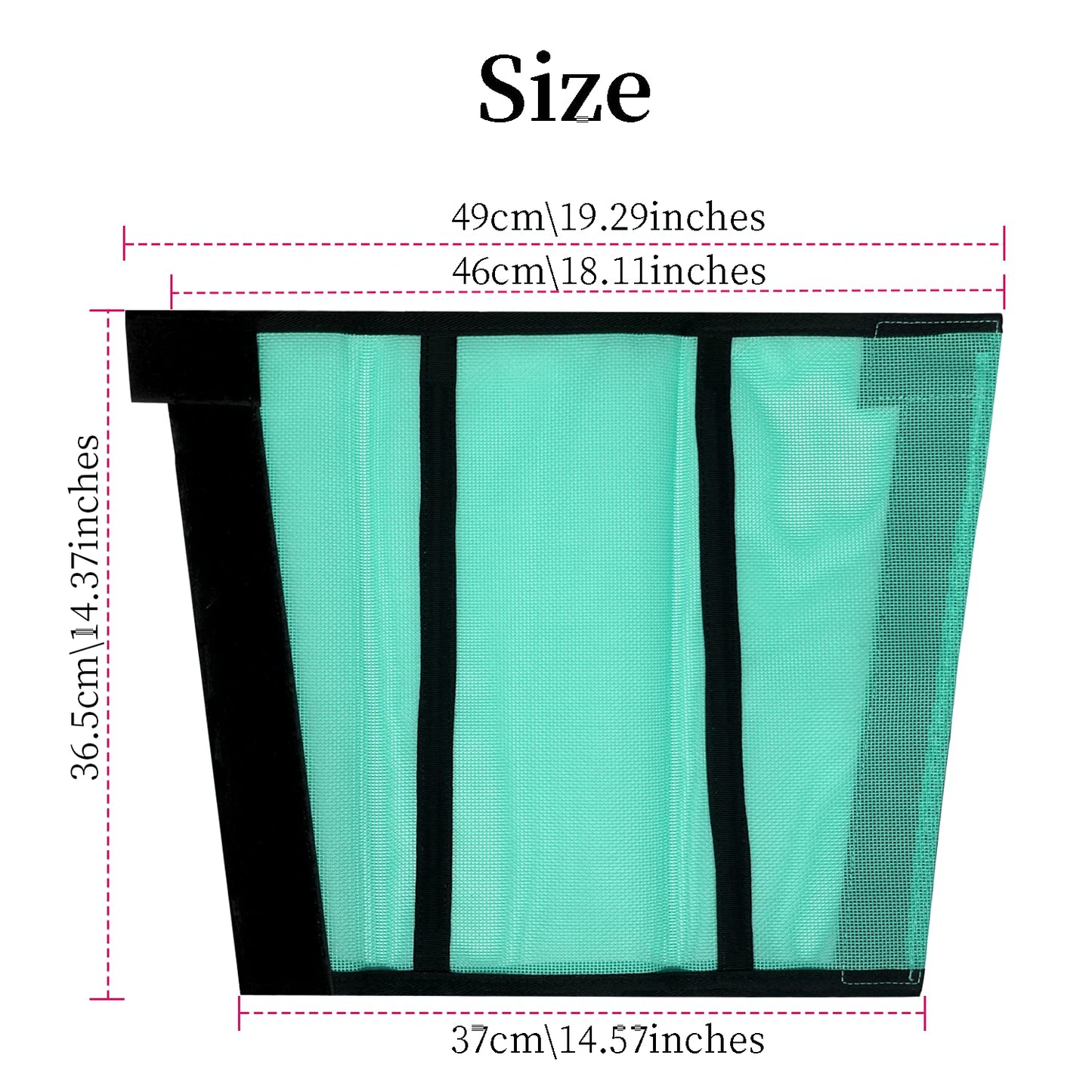 Horse Fly Boots, Loose Fitting & Non-Slip, Breathable Mesh Fly Boots for Horse Leggings Reduce Stomping (4Pack-M Size-Mint)