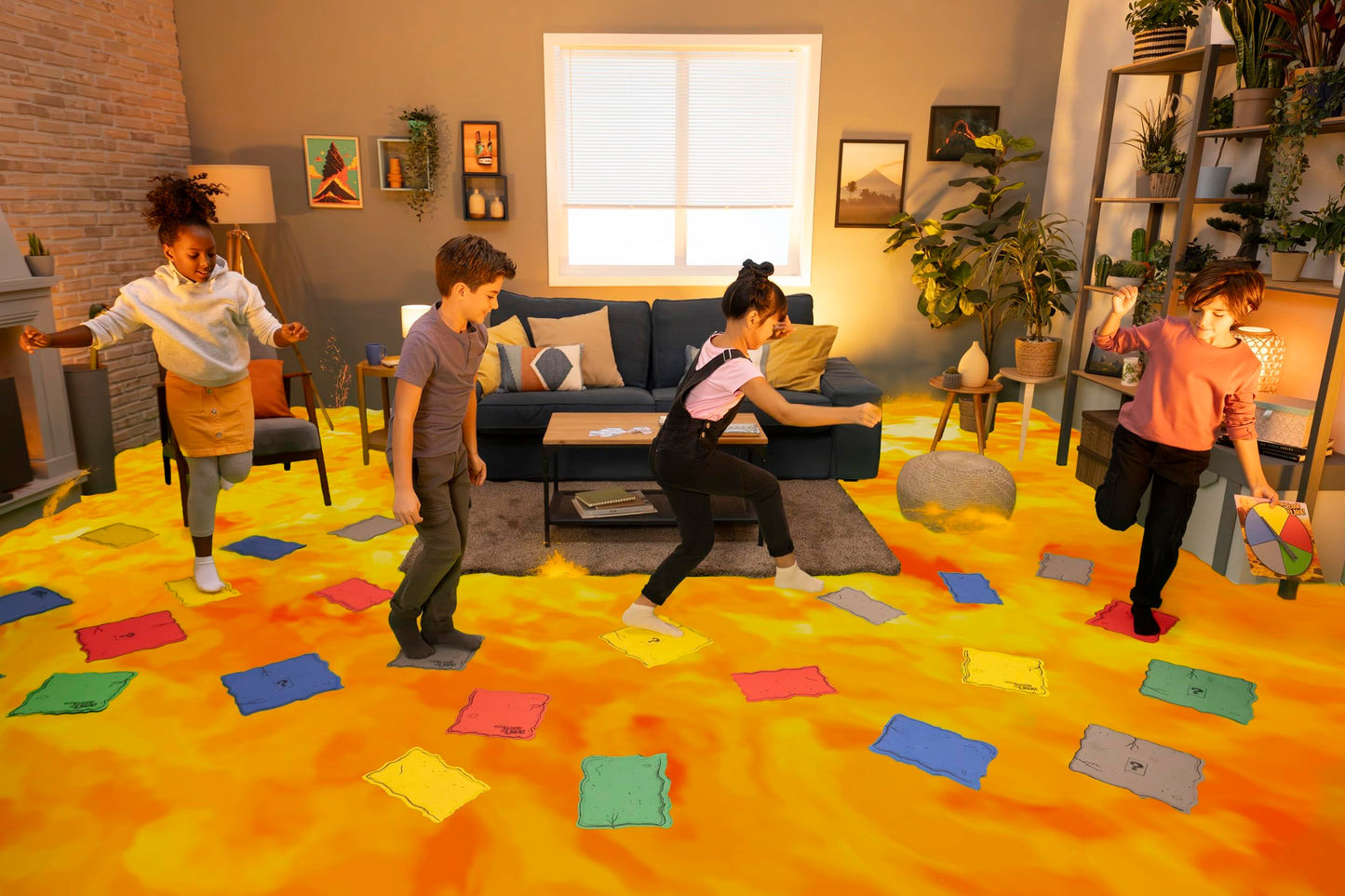 Goliath The Original The Floor is Lava! Game by Endless Games - Interactive Game For Kids And Adults - Promotes Physical Activity - Indoor And Outdoor Safe - Classic Edition