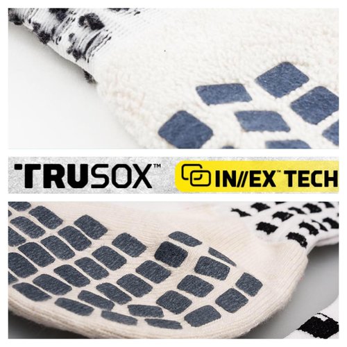 Trusox Men's Standard 3.0 Full Length Cushioned Socks, White, Medium