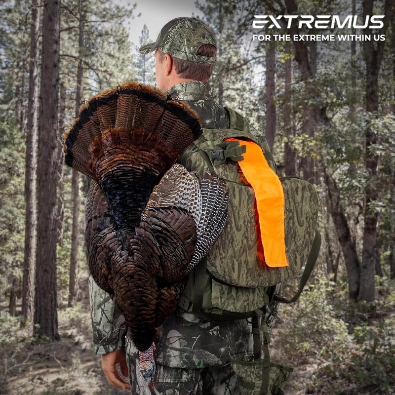KastKing BearHauler Turkey Hunting Vest - Convertible Daypack, Thick Seat, Hydration Pocket | Quiet Fabric, Multiple Pockets