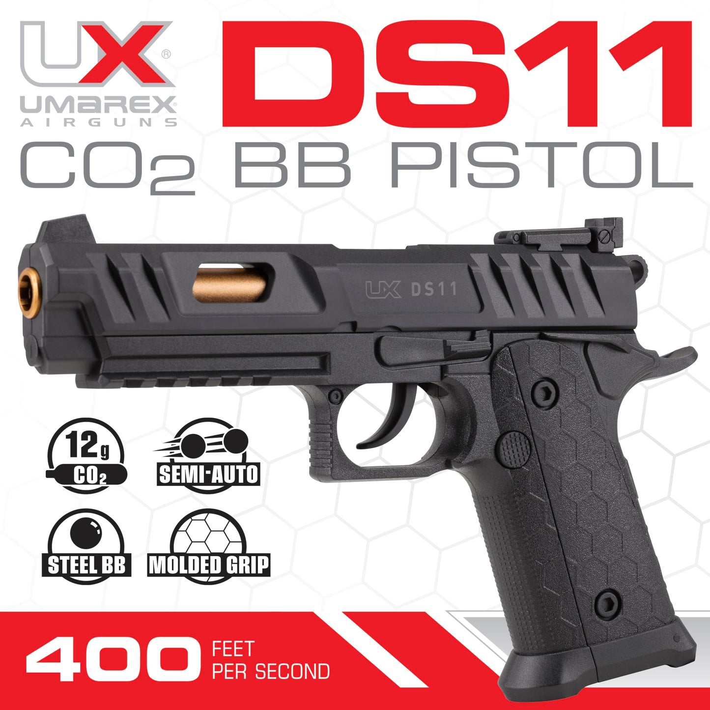 Umarex DS11 .177 Caliber BB Gun Air Pistol