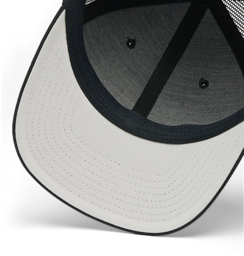 Columbia Unisex Unisex PFG Fish Flag Mesh Snap Back Hat, Black/Black/Cool Grey, One Size
