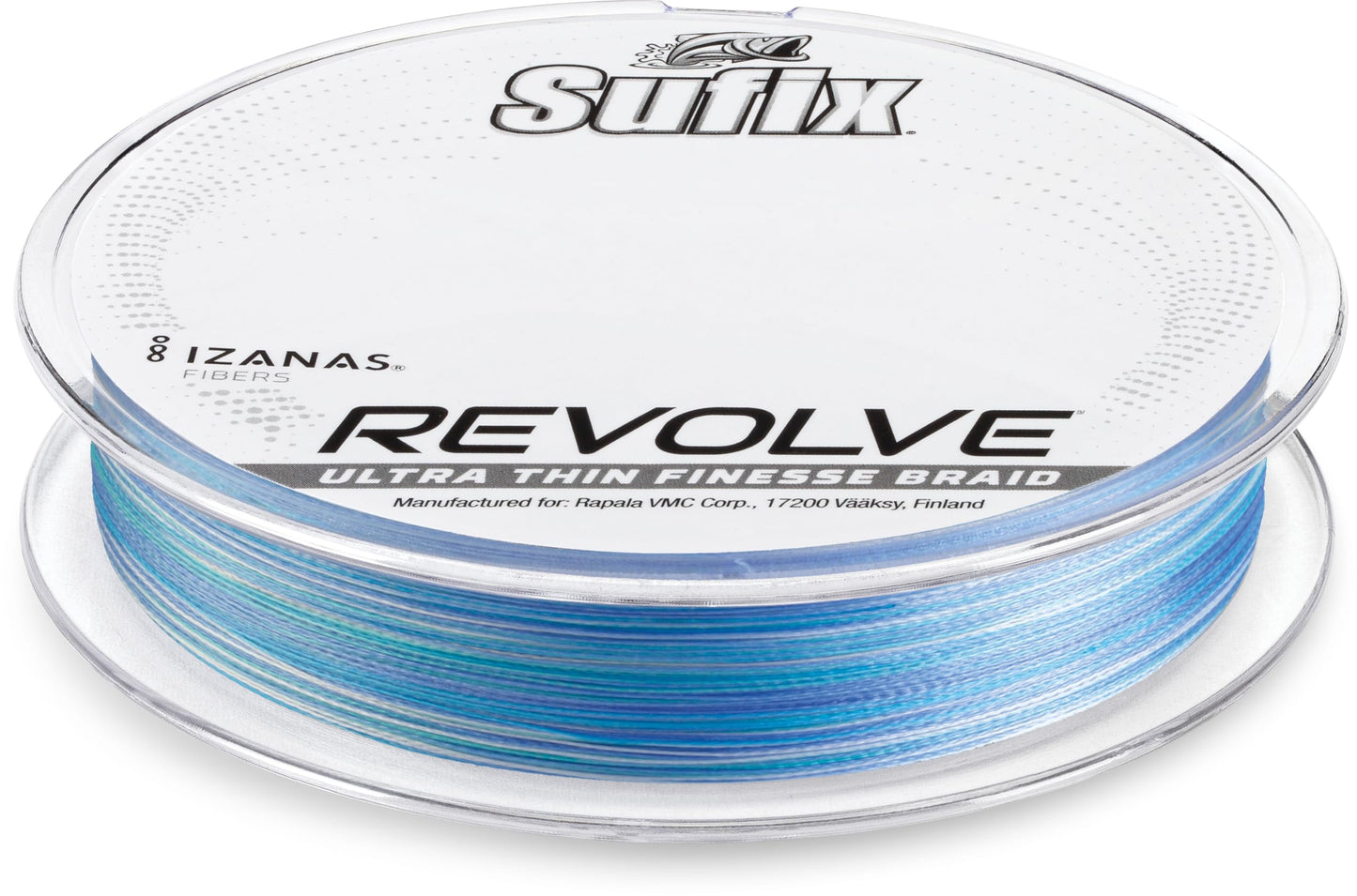 Sufix Revolve Braided Fishing Line, High-Performance Braid with Smooth Casting and Durability, Coastal Camo, 4 lb