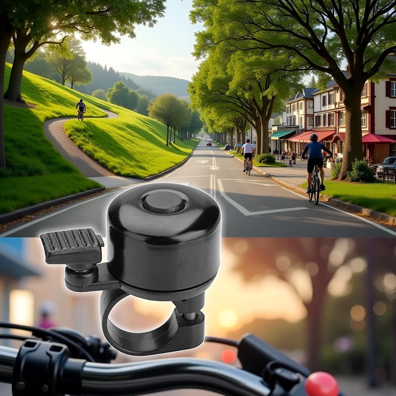 Bike Bell Bike Ring Bell Classic Bicycle Bell Loud Sound Bike Ring Aluminum Bike Ring for Road Bike, Mountain Bike, City Bike, Sports Bike Cycling Accessories Anti-Chafing Products