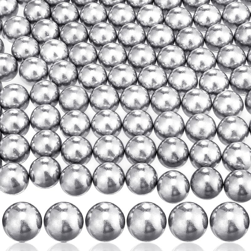Gisafai 150 Pcs 43 Caliber Aluminum Paintball Ammo Practice Paintball Powerful Non Lethal for Shooting Training Practice