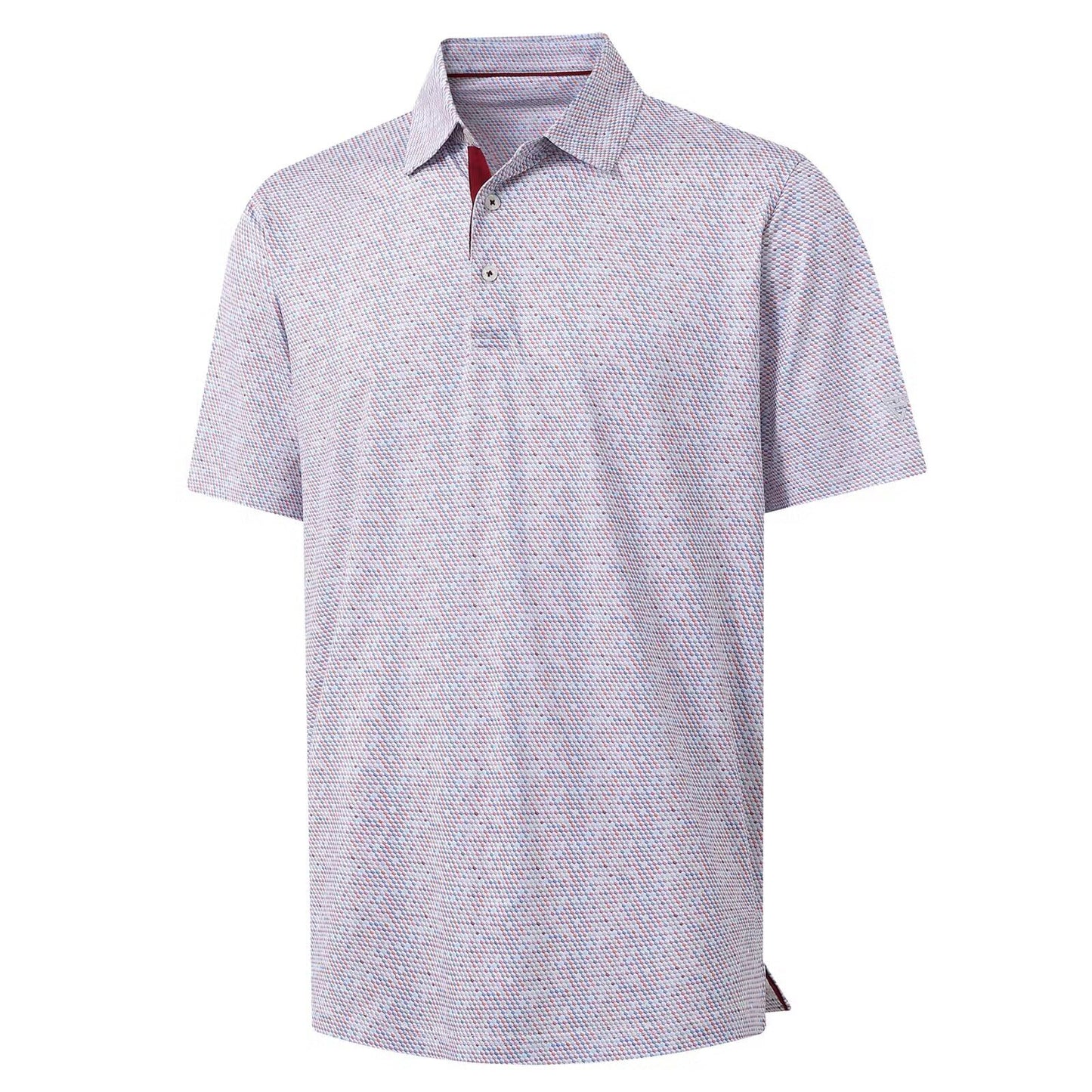 M MAELREG Golf Shirts for Men Dry Fit Print Patterns Performance Moisture Wicking Mens Polo Shirts Short Sleeve