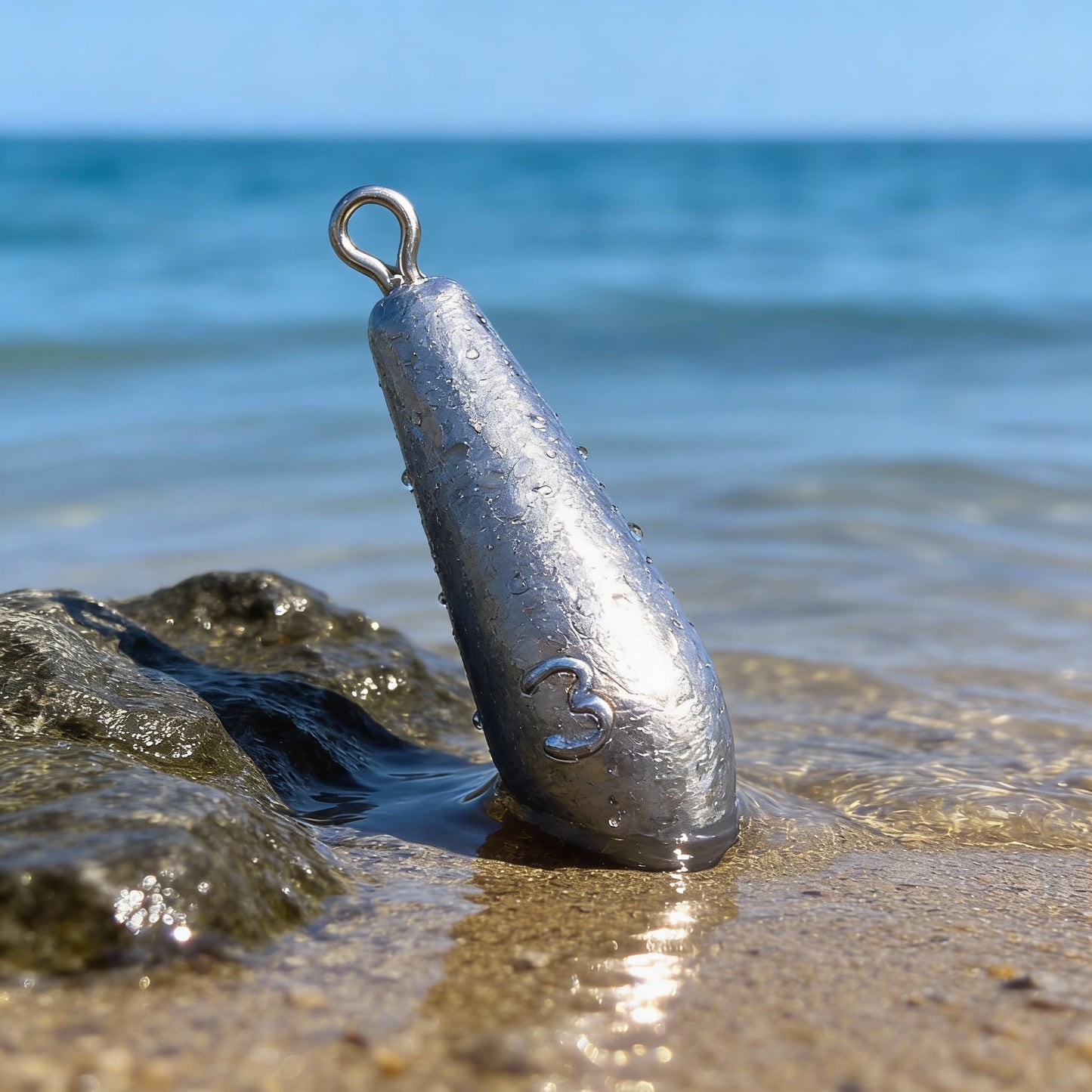 TKHDBF Fishing Weights Sinkers, Teardrop Drop Shot Weights for Bass Fishing