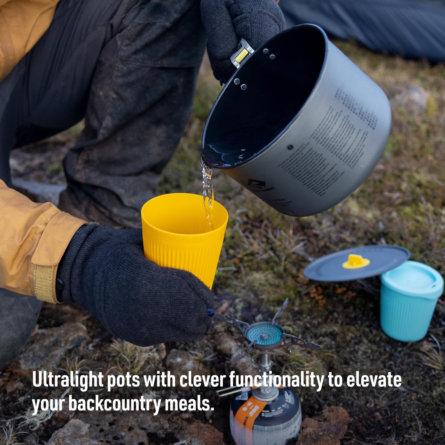 Sea to Summit Frontier Ultralight Camping Cooking Pot, 1.3 Liter
