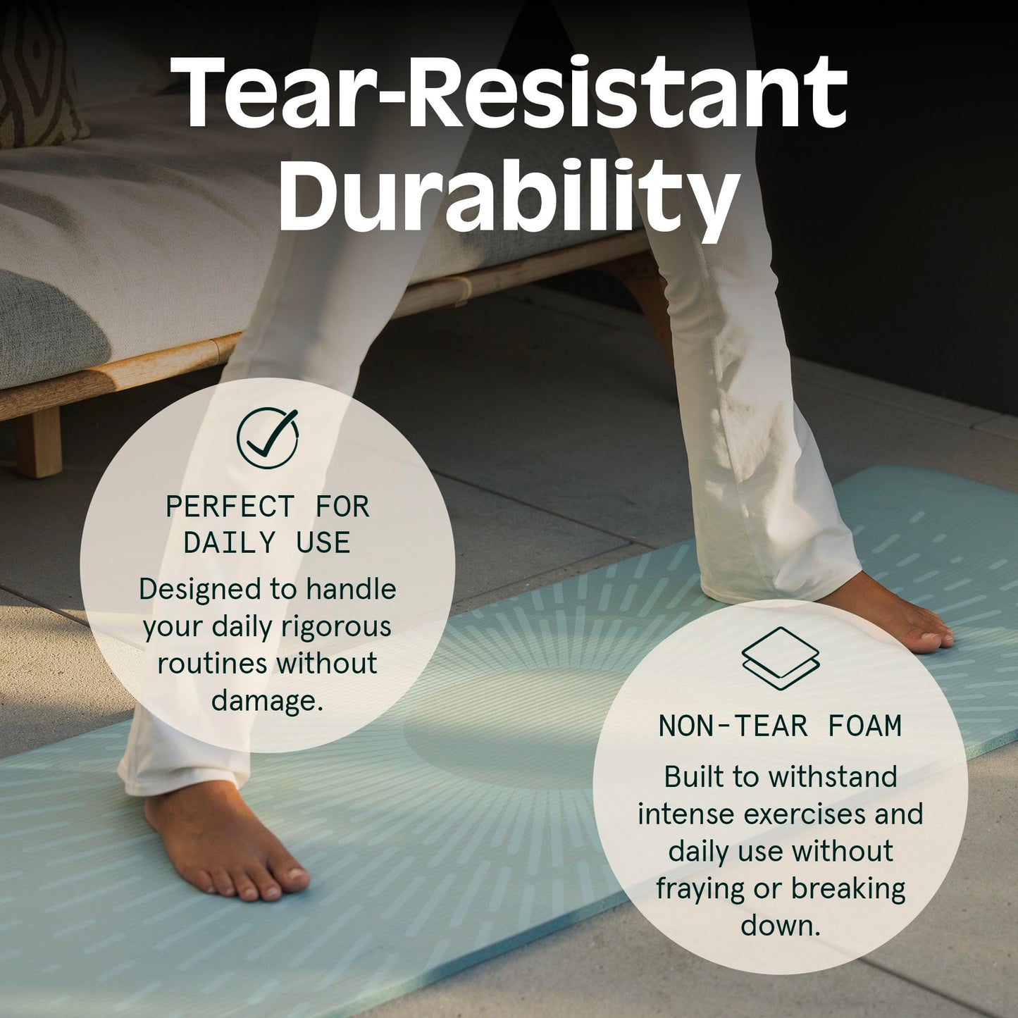 Retrospec Solana Yoga Mat 1/2" Thick w/Nylon Strap for Men & Women - Non Slip Excercise Mat for Yoga, Pilates, Stretching, Floor & Fitness Workouts