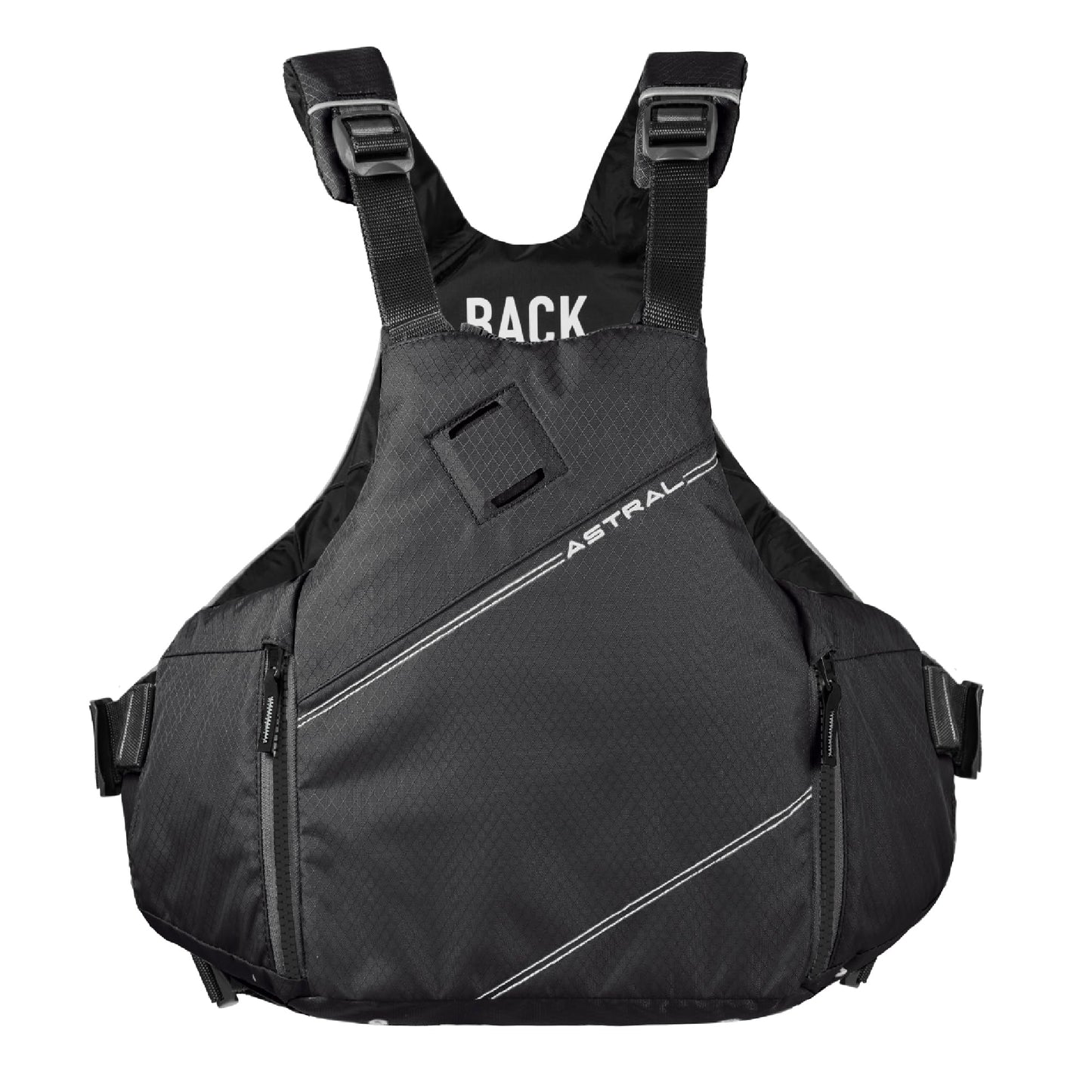 Astral YTV 2.0 Life Jacket - Lightweight USCG Type V PFD Adult Life Vest for SUP, Touring, Sailing, & Whitewater - Space Black - Large/X-Large