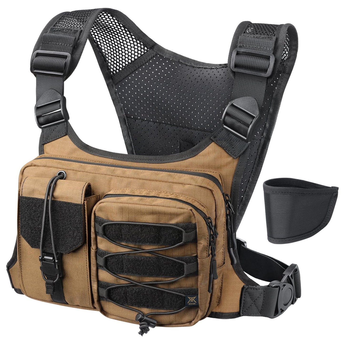 RXW Chest Bag for Men Women, Tactical Chest Pack, EDC Chest Rig