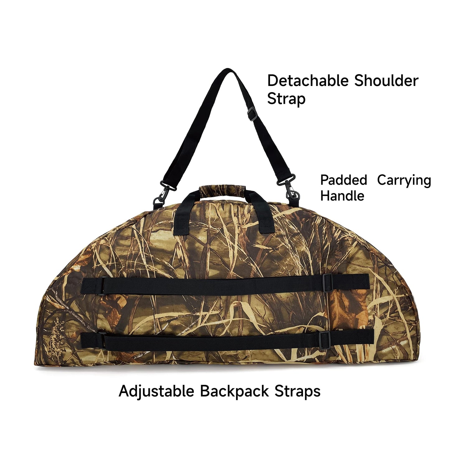 TaktZeit Tactical Compound Bow Case Soft Bow Case for Hunting 44" Length Bow Bag with Adjustable Shoulder Strap