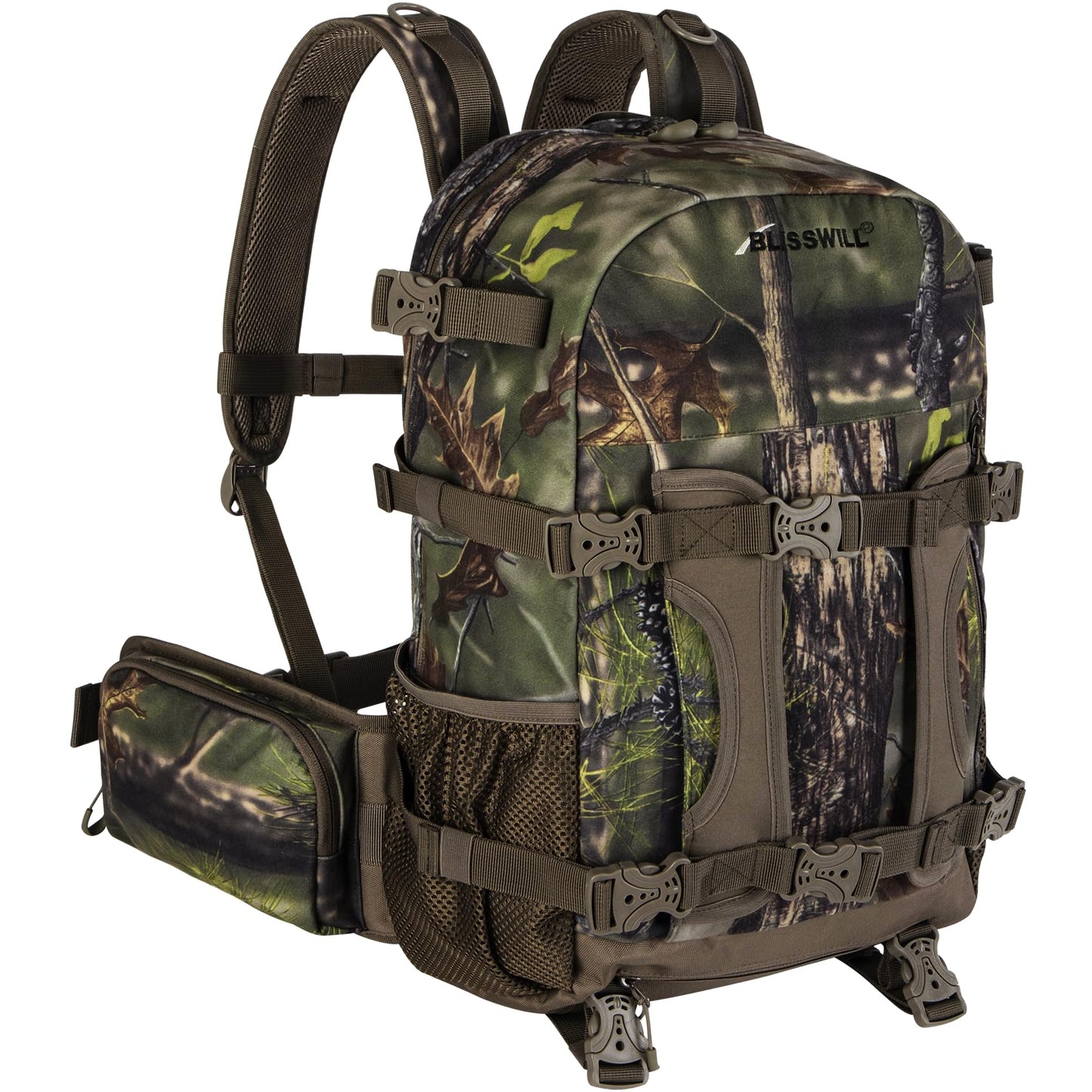 BLISSWILL Hunting Backpack Hunting Day Pack with rifle holder Hunting Gear Accessories gift for men(Forest Canvas)