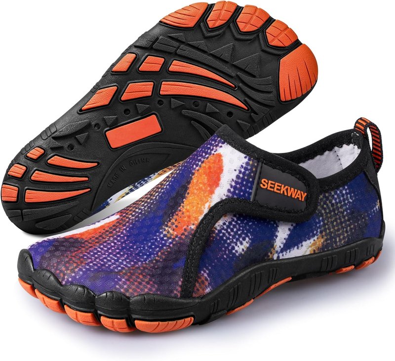 Kids' Barefoot Water Shoes - Quick-Dry Sand Shoes with Wide Toe Box for Hiking, Swimming, Beach & Pool | Non-Slip Toddler Footwear