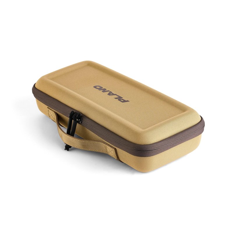 Plano Diverge Shotgun Accessory Case, Desert Tan, Small, Rigid Lightweight TOUGHSHELL EVA Gear Case with Quick Attach Straps and Mesh Pocket, Gun Accessories Storage for Hunting and More