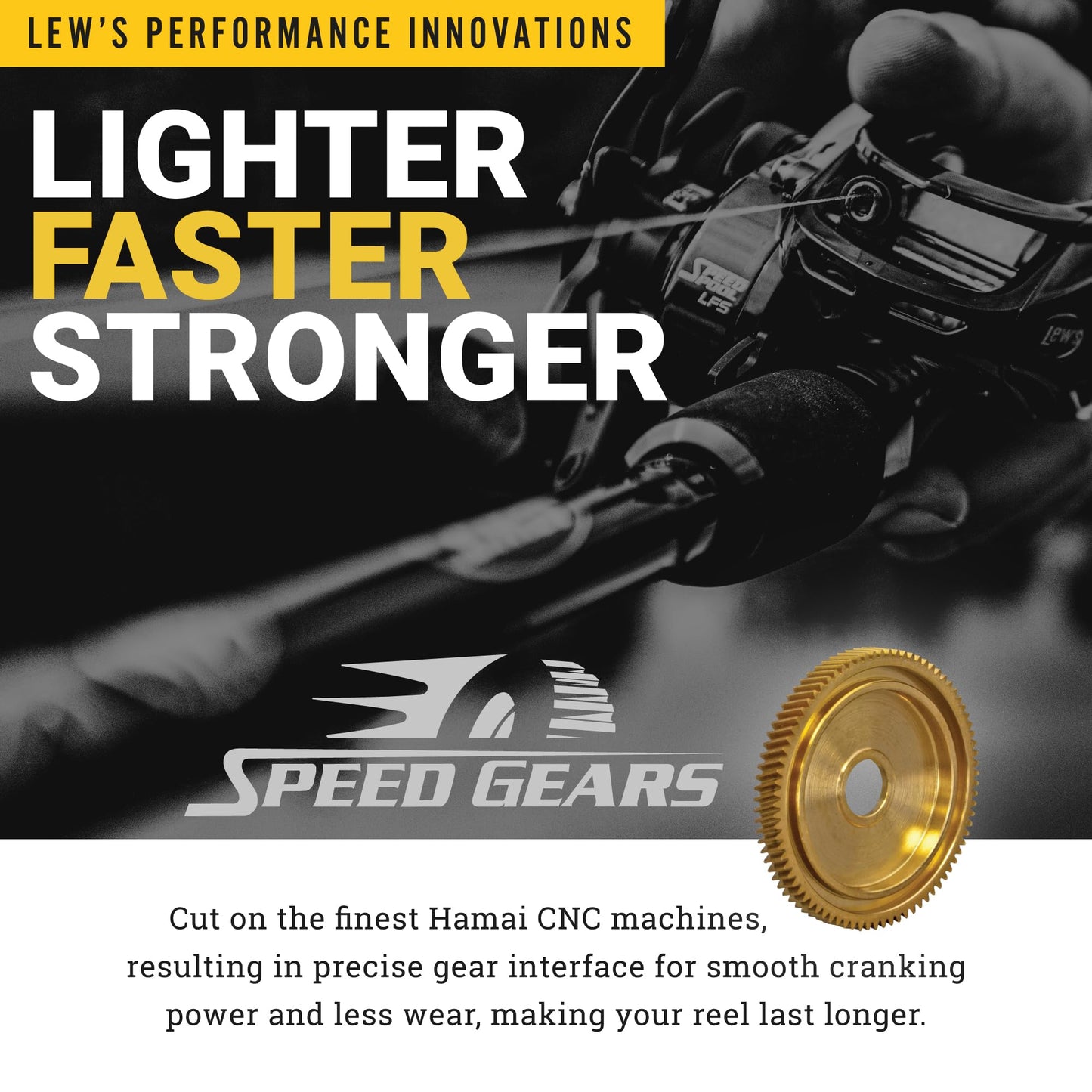 Lew’s Speed Spin CRX Spinning Fishing Reel, Size 75 Reel, 8+1 Bearings, 5.2:1 Gear Ratio, Graphite Frame and Sideplate, Solid Brass Speed Gears