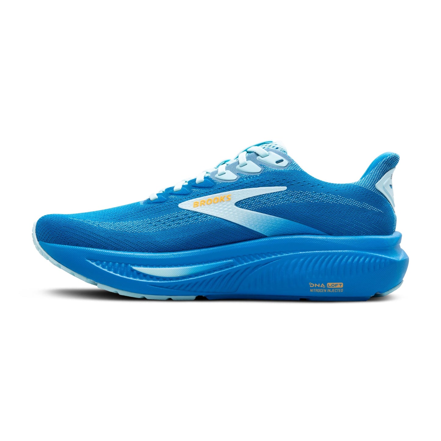Brooks Men’s Ghost 17 Neutral Running Shoe - Cloissone/Blue/Orange - 9.5 Medium