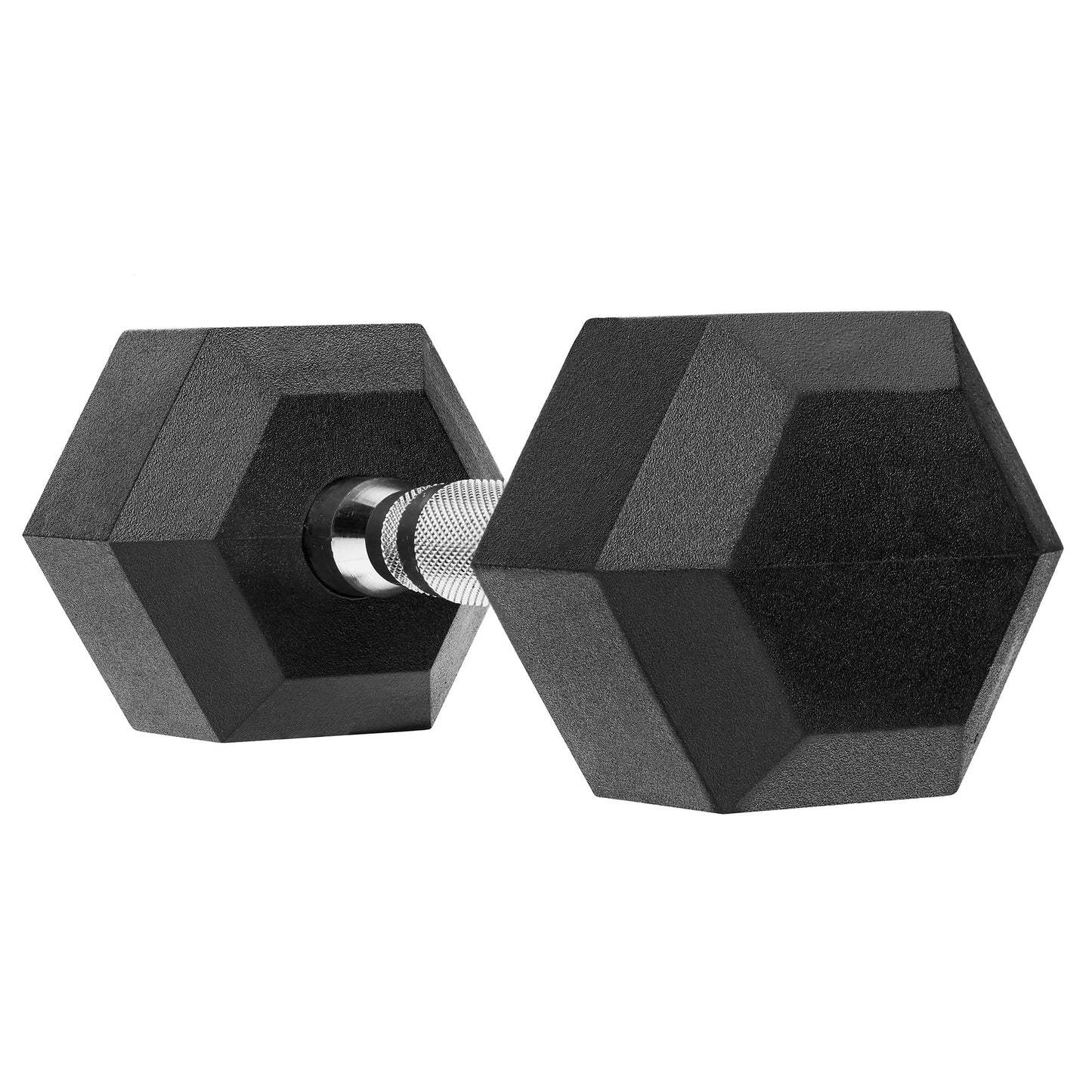 Hex Dumbbell Rubber Encased Dumbbell Strength Training Hex Dumbbell, Hand Weight For Workout & Exercise/Pair of 3LB