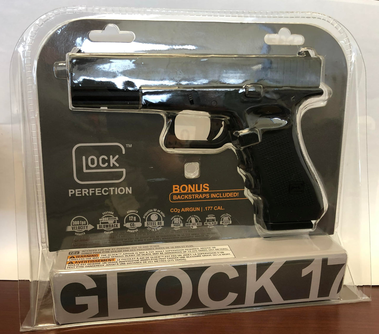 Umarex GLOCK 17 Blowback .177 Caliber BB Gun Air Pistol, Gen4 , Black