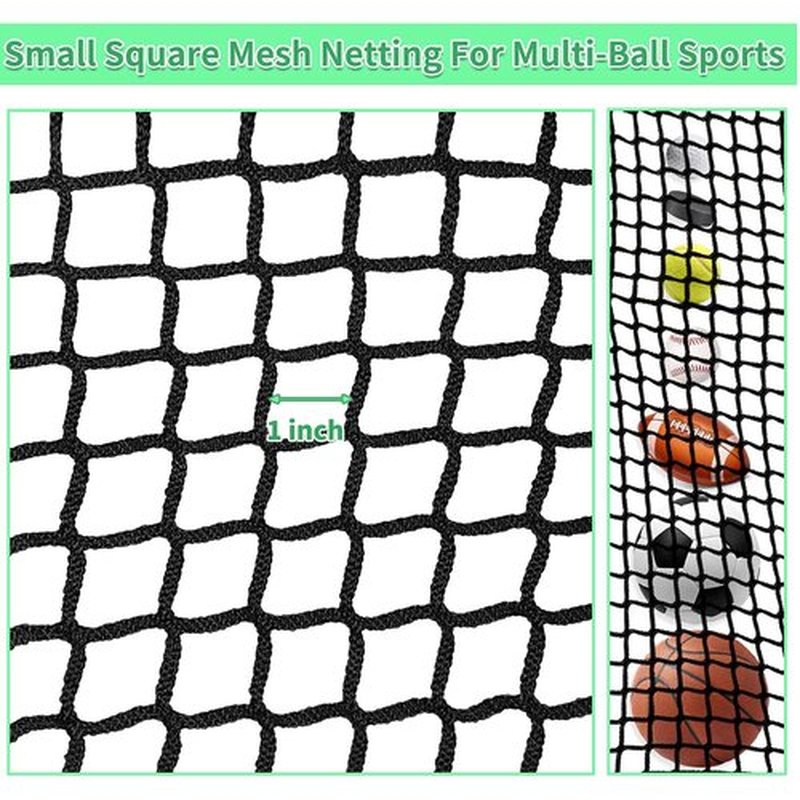 IUZEAI 10x15ft High Impact Golf Practice Net (NET ONLY) - Heavy Duty Nylon Sports Barrier With Installation Rope