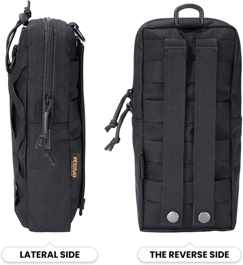 Tactical EDC Pouch - Molle Utility Tool Organizer for Gadgets | Waist Belt Bag