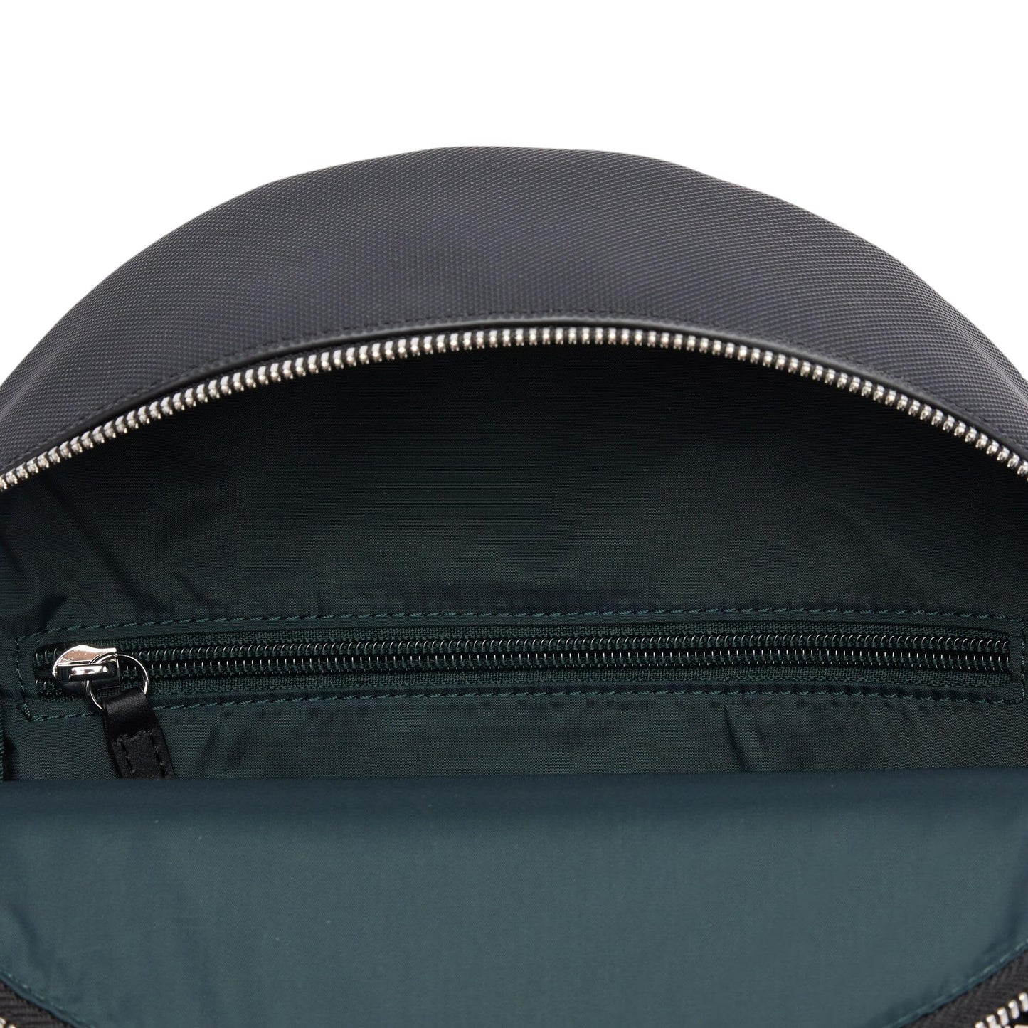 Lacoste Women's Daily Lifestyle Coated Canvas Backpack, Black, One Size