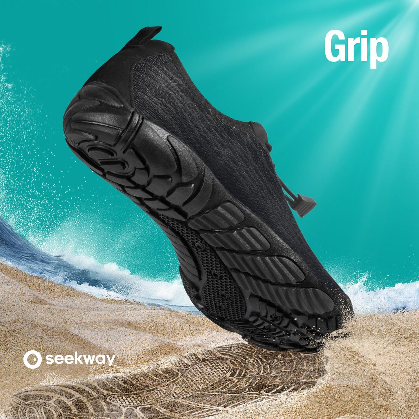 SEEKWAY Water Shoes Men Women Adult Quick-Dry Aqua Sock Barefoot for Beach Swim River Pool Lake Hiking Kayaking Surfing