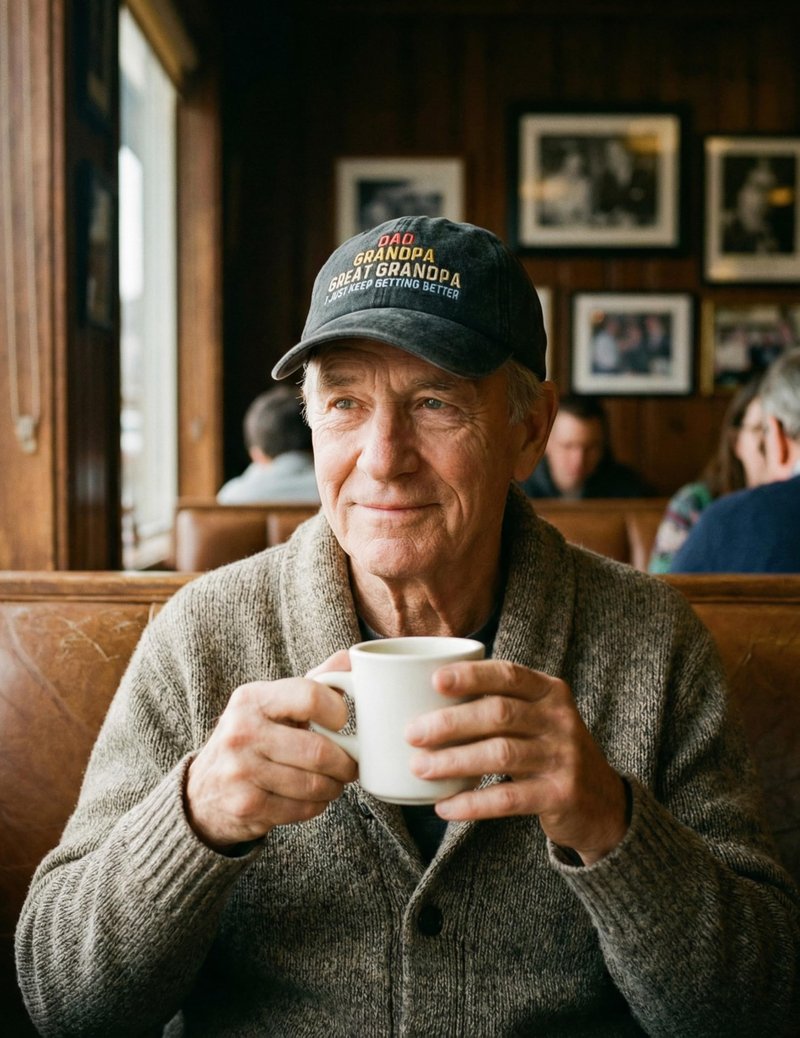 InnoBeta Great Grandpa Gifts Cap for Men, Adjustable Baseball Cap, I Just Keep Getting Better