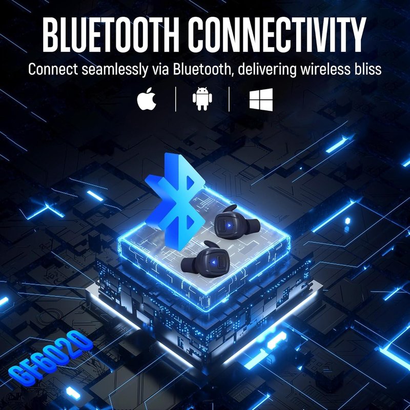GLORYFIRE Shooting Ear Protection Earplugs - Bluetooth Noise Reduction Earbuds for Ultimate Comfort