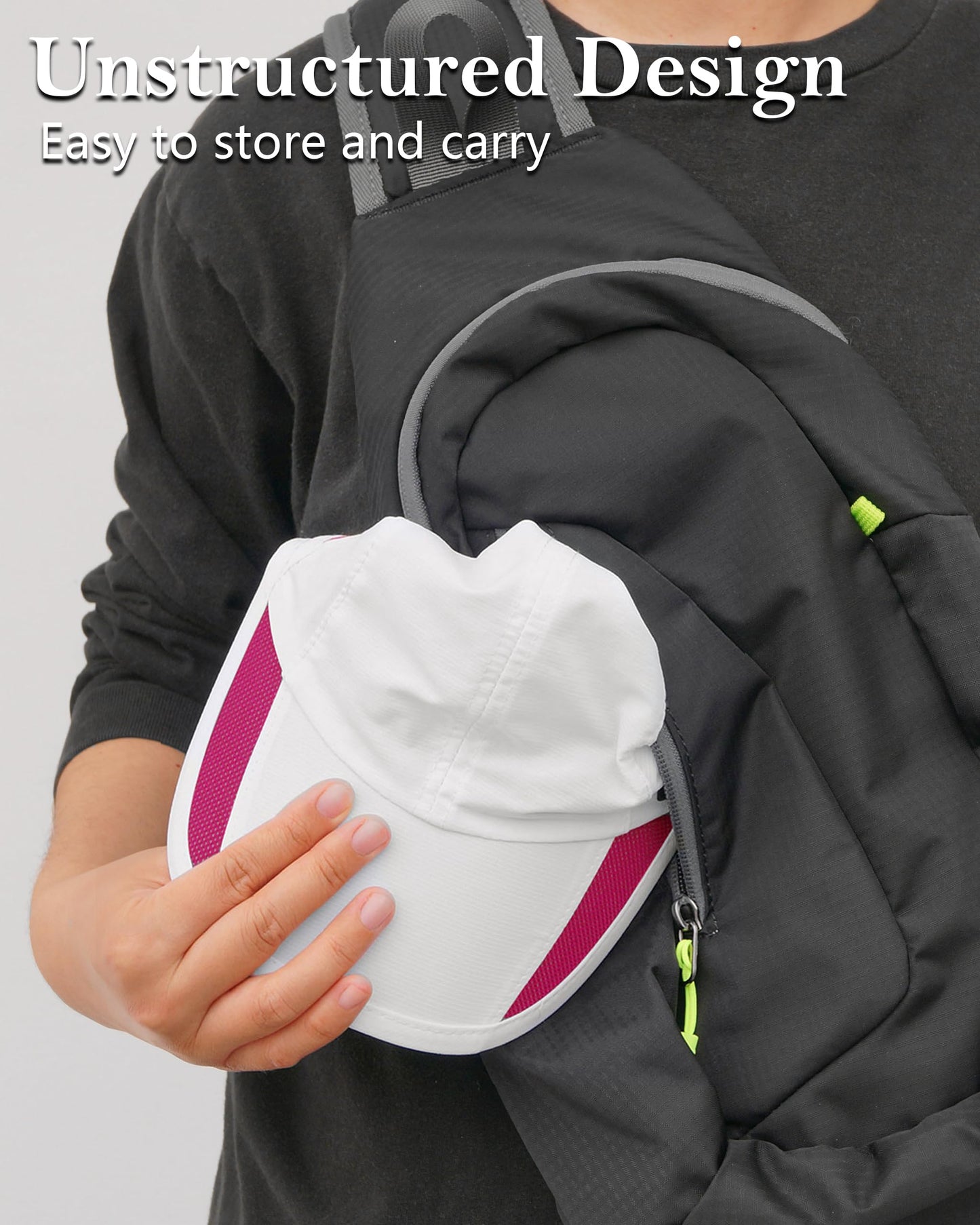 GADIEMKENSD Outdoor Running Hat Men's Cooling UPF50+ Womens Baseball Cap Sport Mesh Sun Hat Trucker Dad Caps Quick Dry Breathable Unstructured for Summer Camping Fishing Hiking White S/M 6 7/8-7 1/4