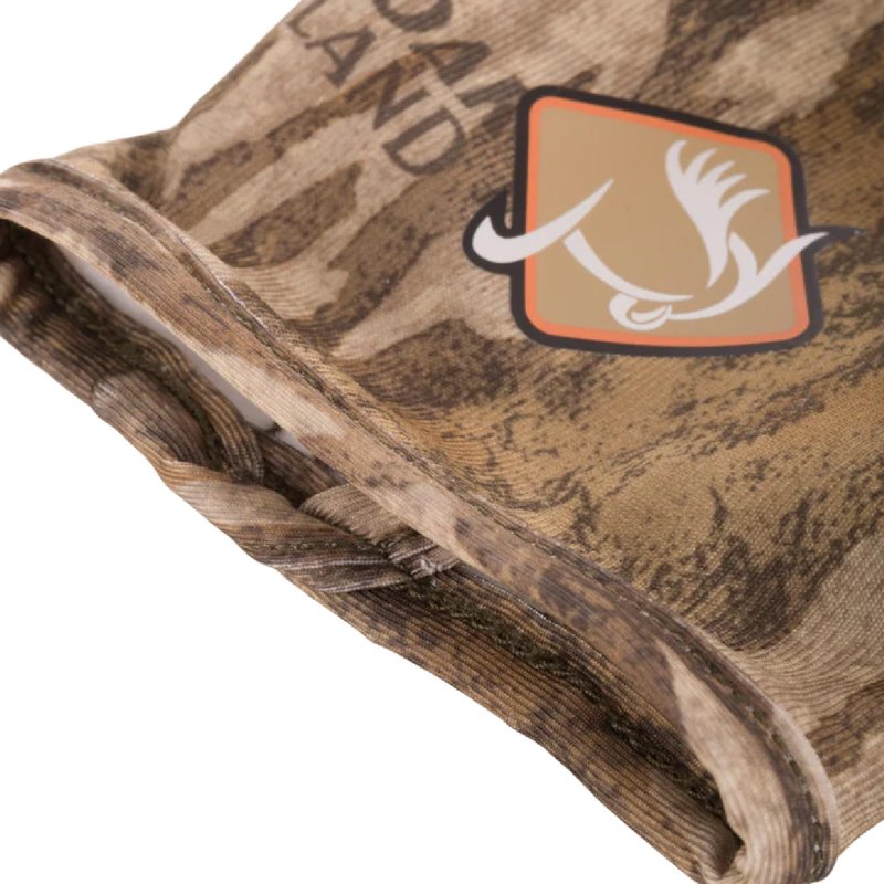 Drake Waterfowl Performance Stretch-Fit Shooter Turkey Lightweight Flexible Hunting Gloves with Silicone Grip Texture Palm, Bottomland, S/M