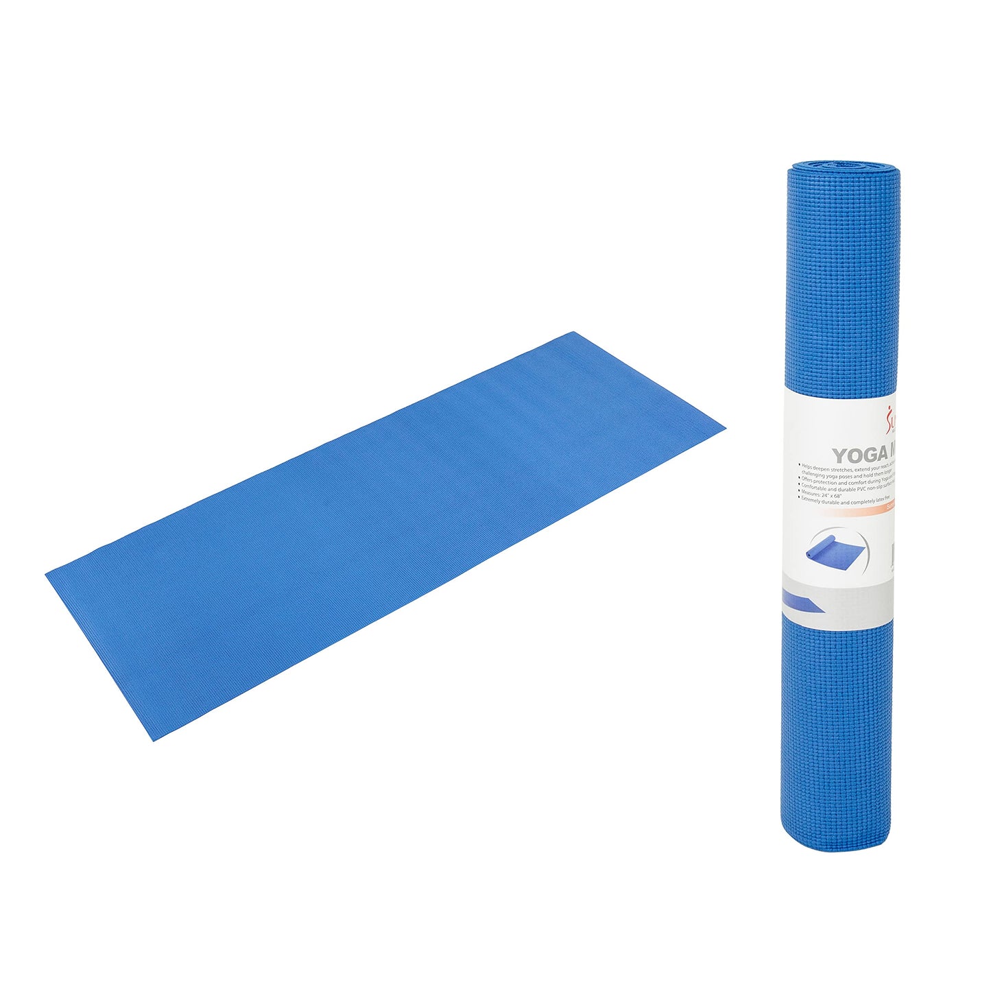 Sunny Health and Fitness Yoga Mat (Blue), Model:31