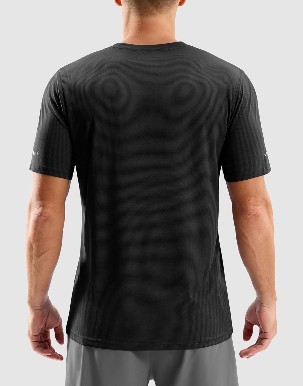 Men's Breathable Grid Workout T-Shirts - Lightweight Dry Fit UPF 50+ Sun Protection | Ideal for Running & Hiking