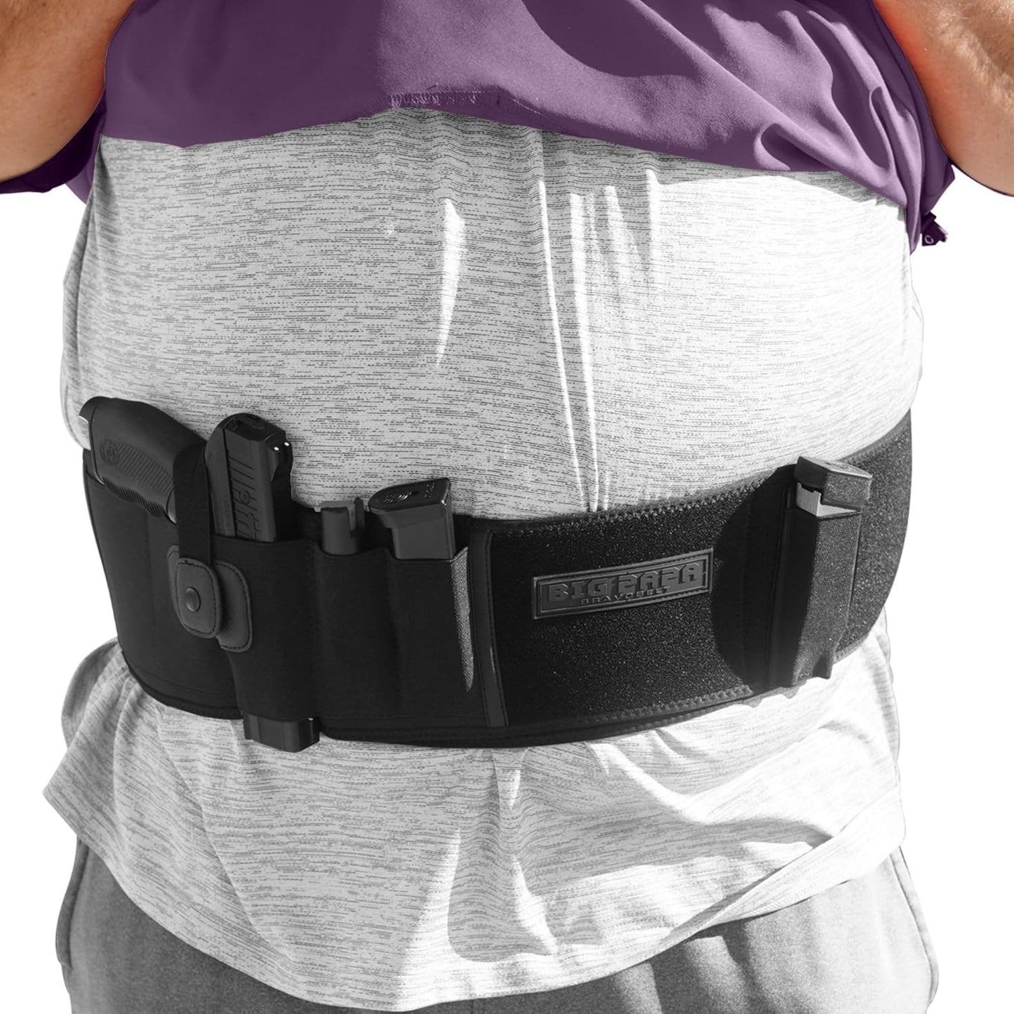 Belly Band Holster for Big Guys | Big Papa Edition - Fits 55" to 65" Waist