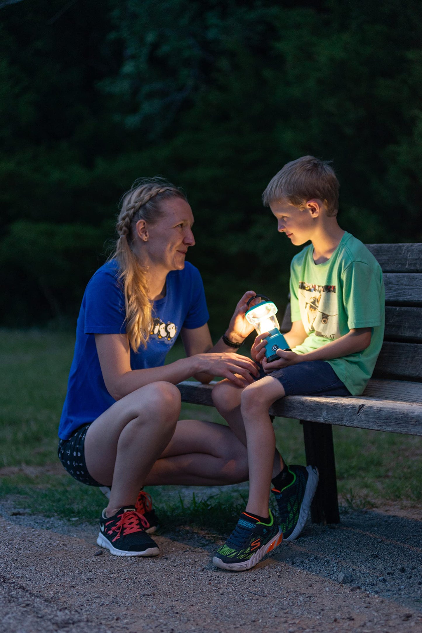 Enbrighten LED Mini Camping Lantern, Battery Powered, 200 Lumens, 40 Hour Runtime, 3 Modes, Night Light for Kids, Ideal for Hiking, Outdoors, Emergency, Snow, Hurricane and Storm