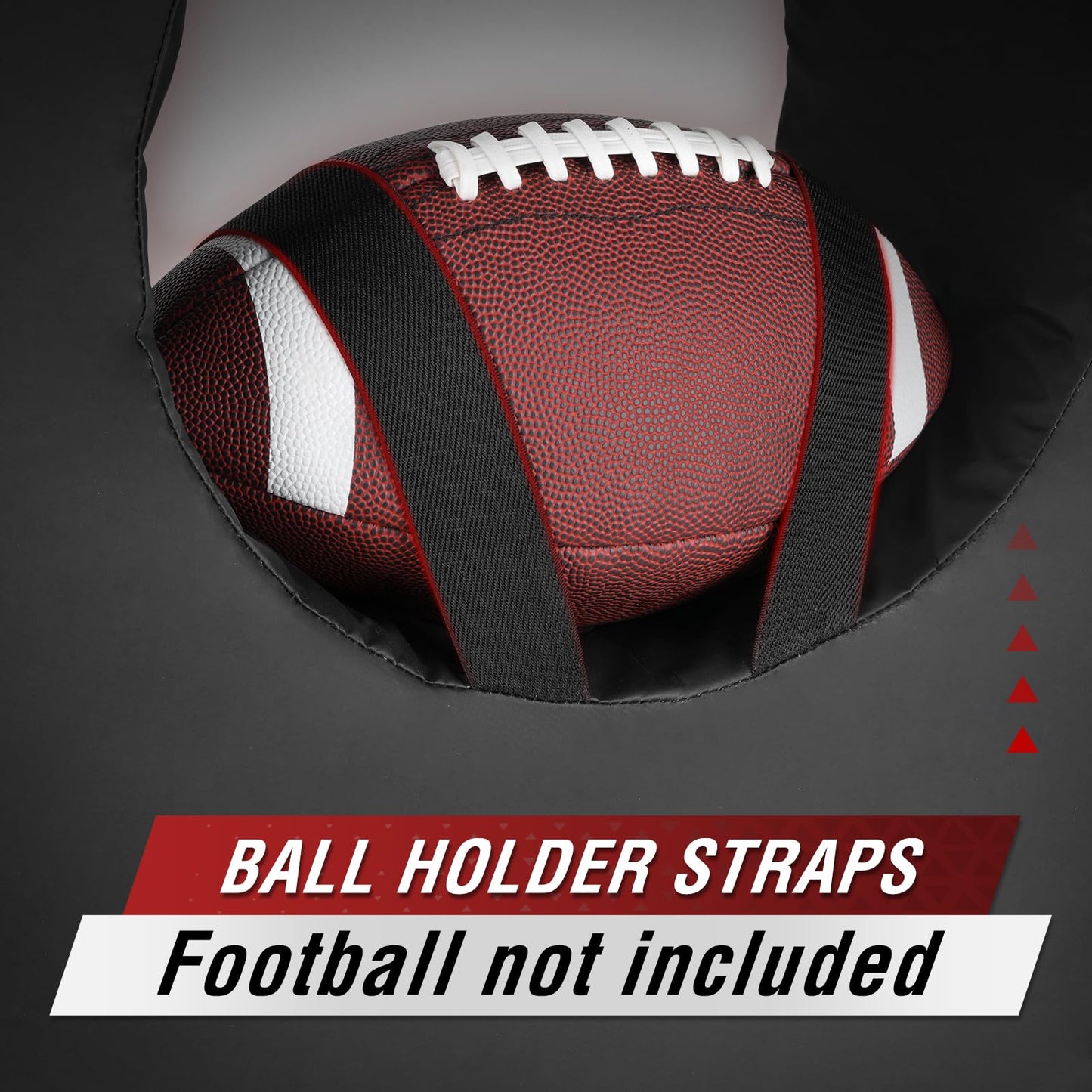 Hikeen 28" Football Tackle Wheel Dummy Denser Softer Foam Tackling Dummies for Football Youth - Tackling Wheel with Straps (1PCS)