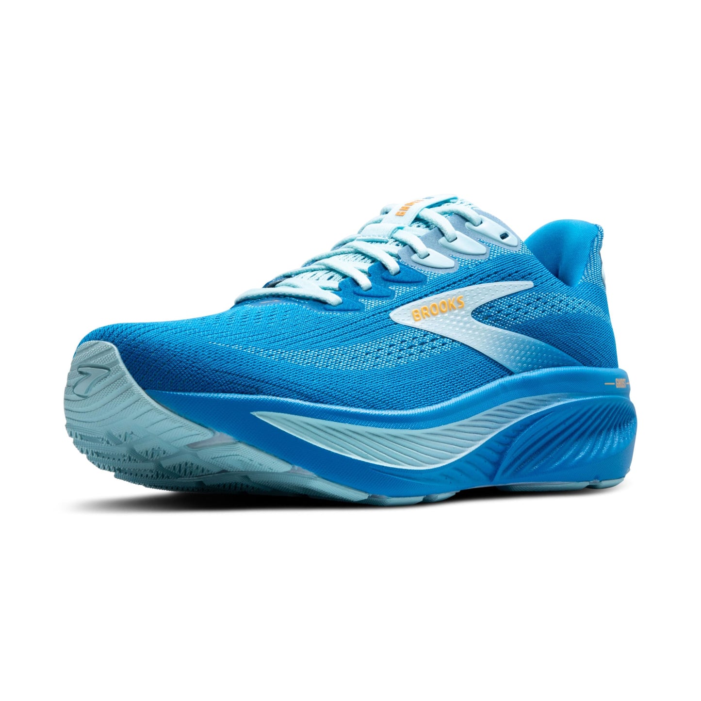 Brooks Men’s Ghost 17 Neutral Running Shoe - Cloissone/Blue/Orange - 11 Medium